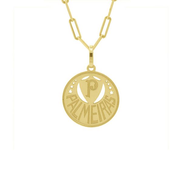Pingente De Ouro 18k Time Palmeiras P