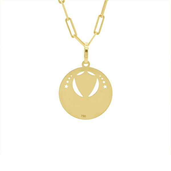 Pingente De Ouro 18k Time Palmeiras P