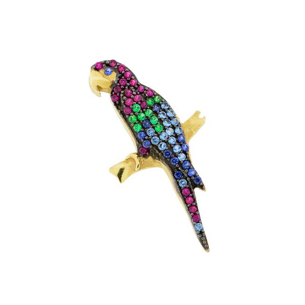 Pingente De Ouro 18k Arara