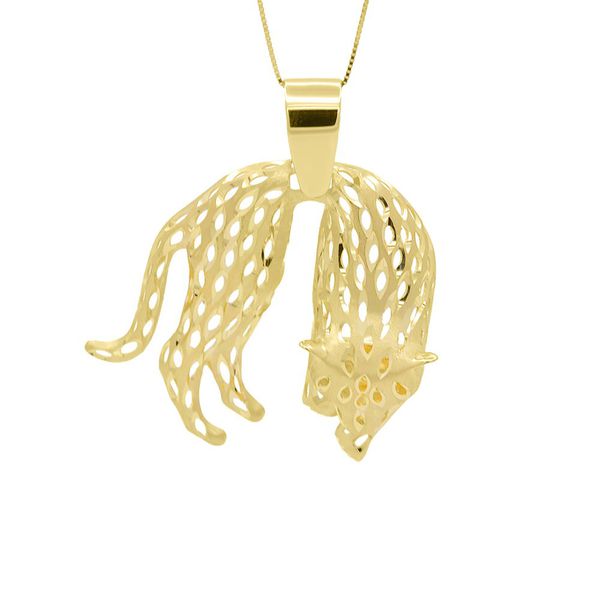 Pingente De Ouro 18k Pantera