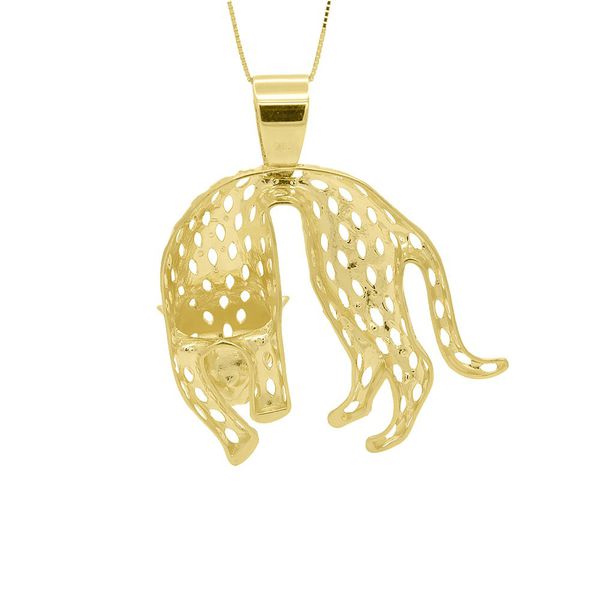 Pingente De Ouro 18k Pantera