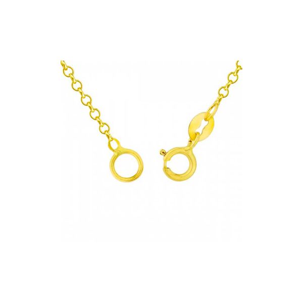 Pulseira Infantil De Ouro 18k Português De 2,5mm Com 14cm