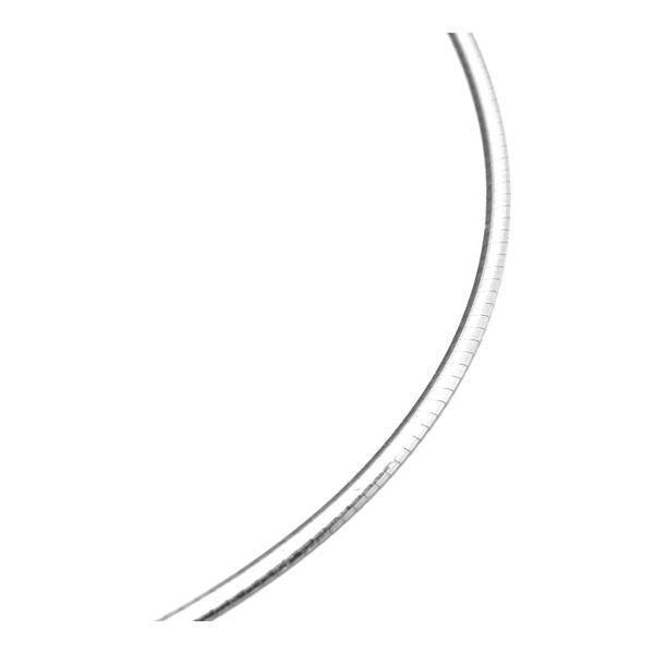 Gargantilha De Ouro 18k Omega Bicolor De 1,6mm Com 45cm