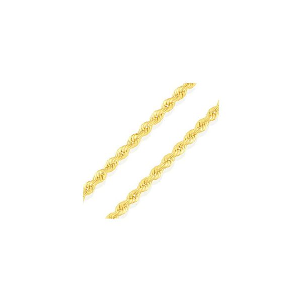 Corrente De Ouro 18k Groumet De 2,4mm Com 60cm