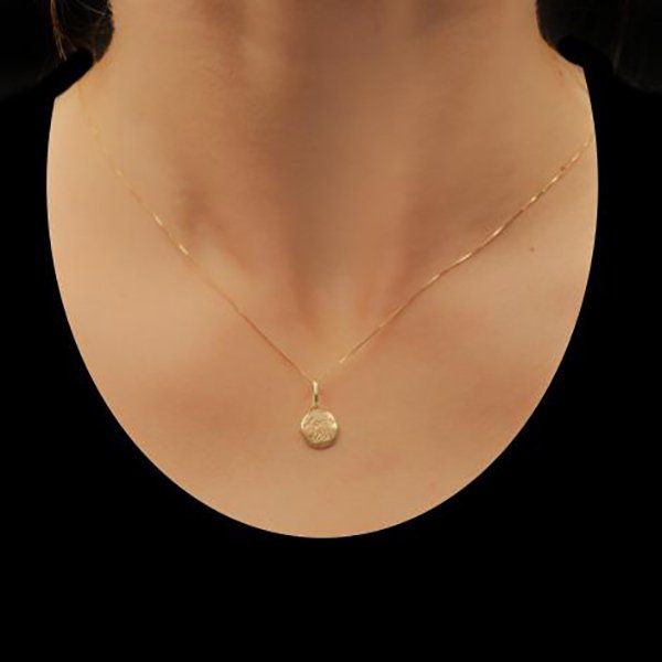 Pingente De Ouro 18k Agnus DeiMédio