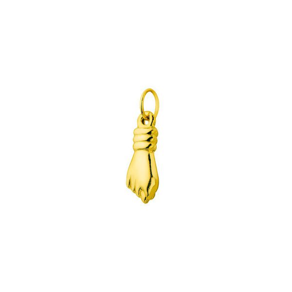 Pingente De Ouro 18k Figa De 11mm