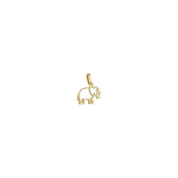 Pingente De Ouro 18k Elefantinho