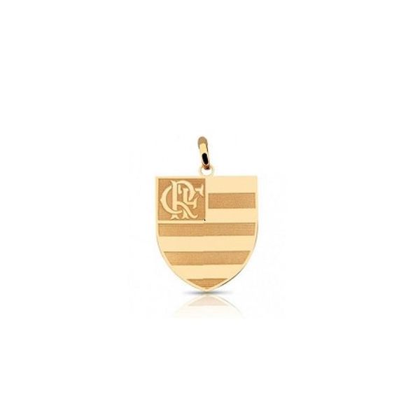 Pingente De Ouro 18k Time Flamengo Médio