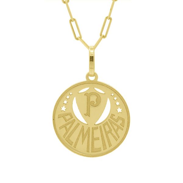 Pingente De Ouro 18k Time Palmeiras G