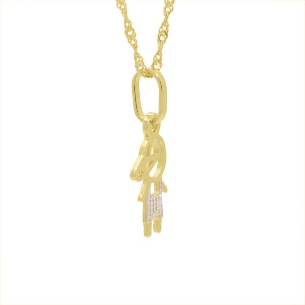 Pingente De Ouro 18k Menino Dois Ouros