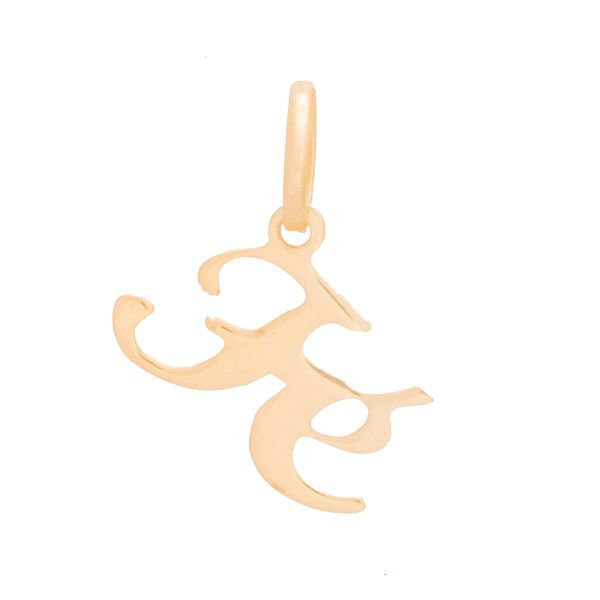 Pingente De Ouro 18k Fé Com 11mm