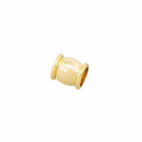 Separador De Ouro 18k Para Pingentes Abaulado