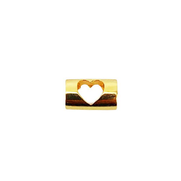 Separador De Ouro 18k Coração Para Pingentes