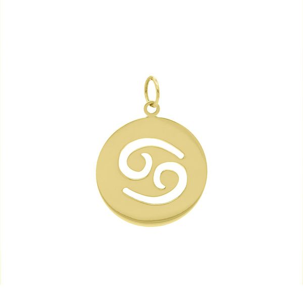 Pingente De Ouro 18k Signo Câncer