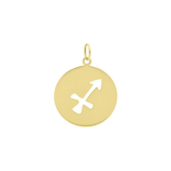 Pingente De Ouro 18k Signo Sagitário