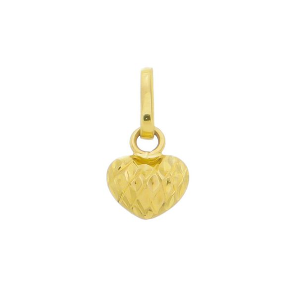 Pingente de Ouro 18k Coração Mini