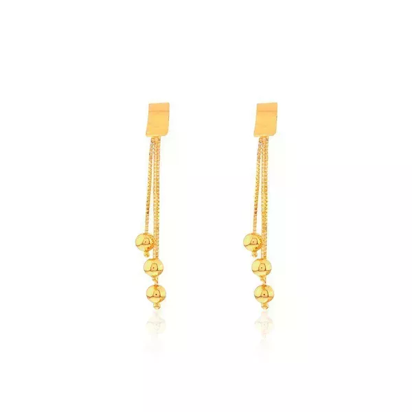 Brinco De Ouro 18k Cascatas
