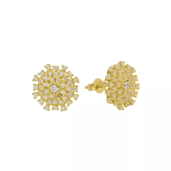 Brinco De Ouro 18k Margarida