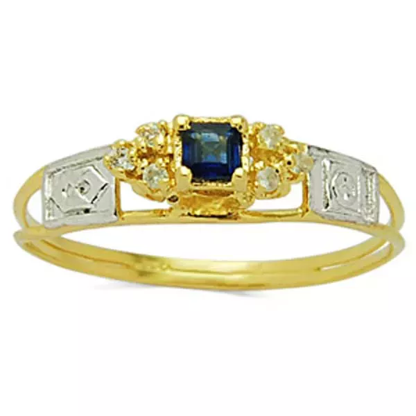 Anel De Formatura De Ouro 18k Alemanha - Feminino