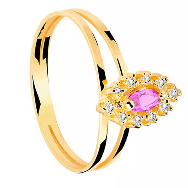Anel De Formatura De Ouro 18k Áustria - Feminino