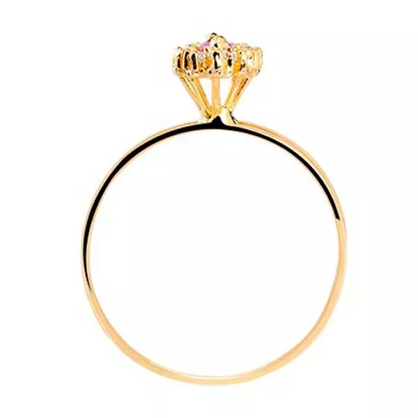 Anel De Formatura De Ouro 18k Áustria - Feminino