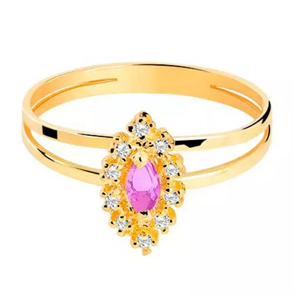 Anel De Formatura De Ouro 18k Áustria - Feminino