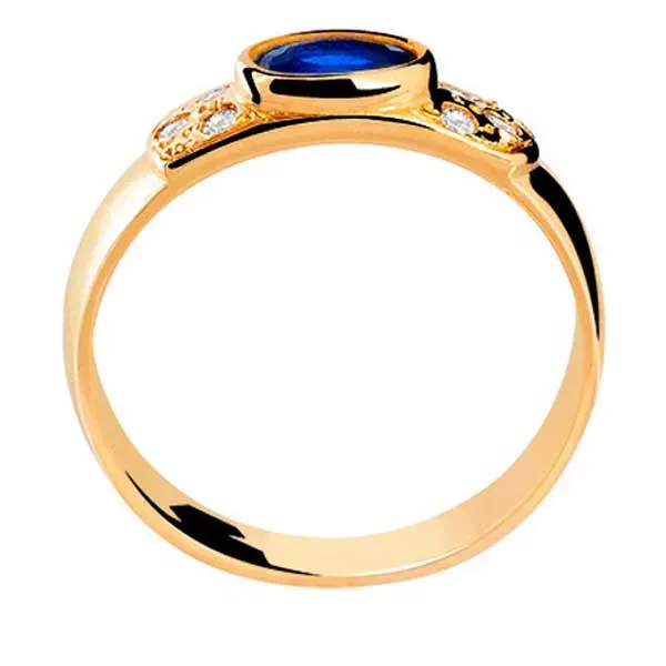 Anel De Formatura De Ouro 18k Botswana - Unissex