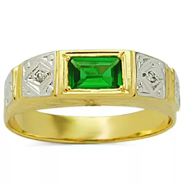 Anel De Formatura De Ouro 18k Chile - Masculino