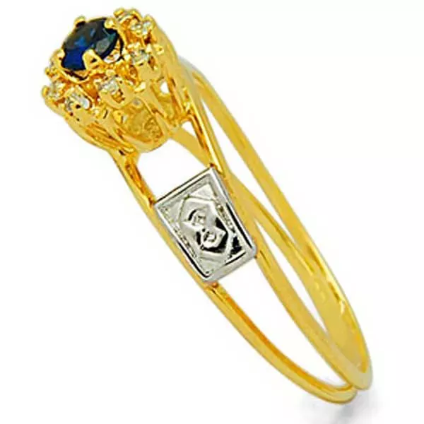 Anel De Formatura De Ouro 18k Equador - Feminino