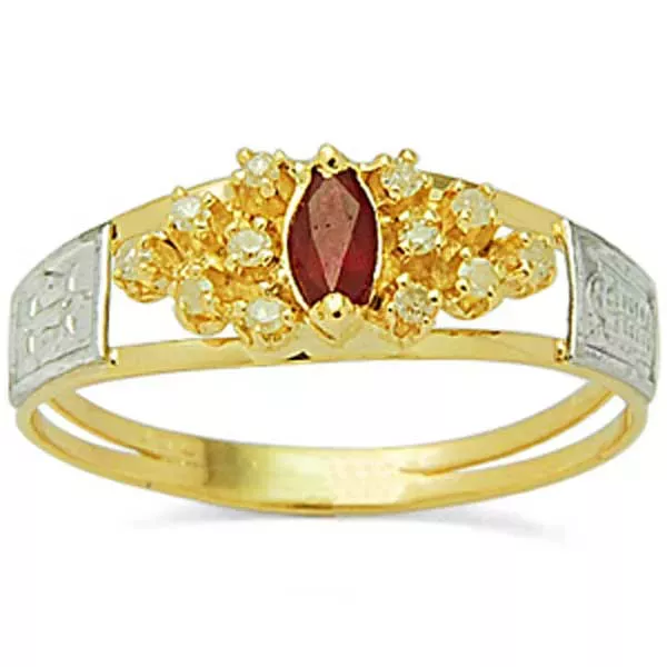 Anel De Formatura De Ouro 18k Gana - Feminino