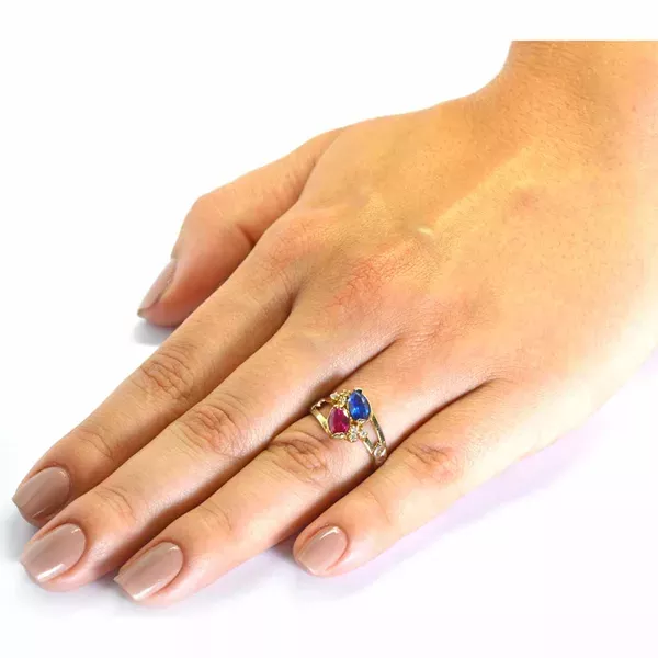 Anel De Formatura De Ouro 18k Grécia - Feminino