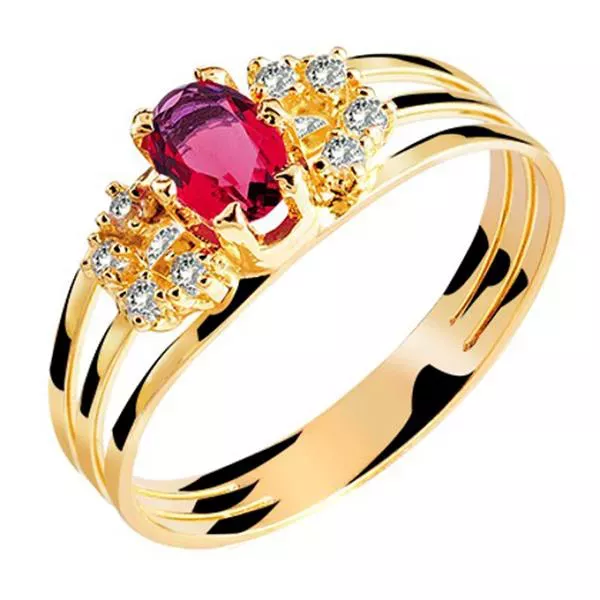 Anel De Formatura De Ouro 18k Guiana - Feminino