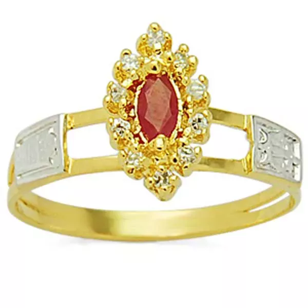 Anel De Formatura De Ouro 18k Holanda - Feminino