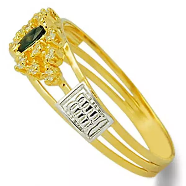 Anel De Formatura De Ouro 18k Peru - Feminino