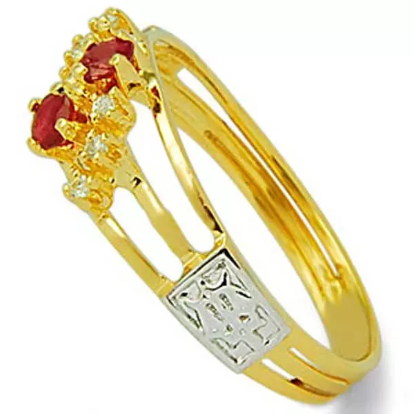 Anel De Formatura De Ouro 18k Turquia - Feminino