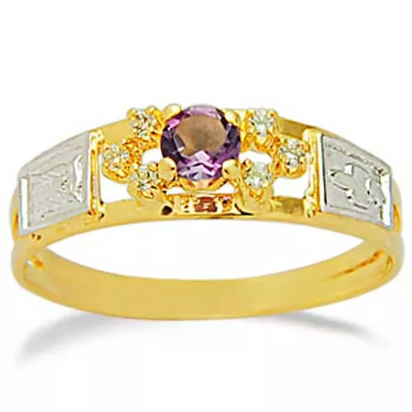 Anel De Formatura De Ouro 18k Uganda - Feminino