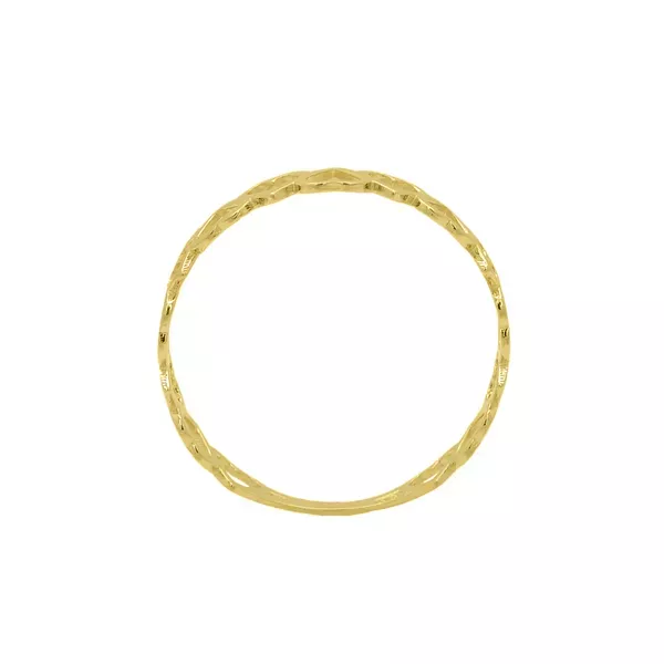 Anel de Ouro 18k Cheio de Amor