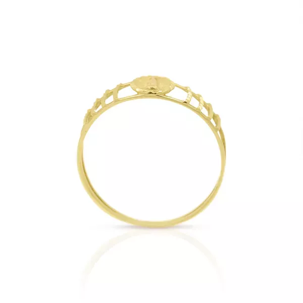 Anel De Ouro 18k Nossa Senhora De Fátima