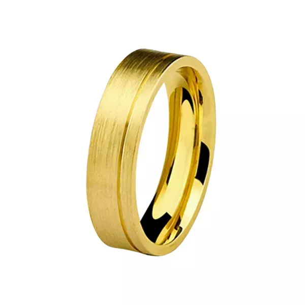 Aliança Individual De Ouro 18k 5mm Anatômica