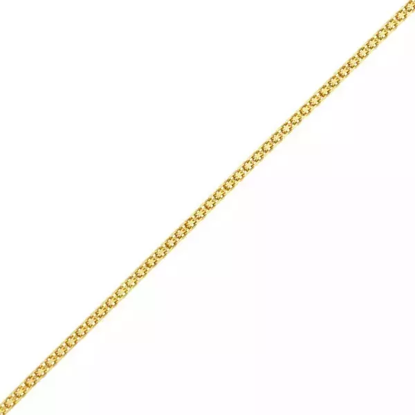 Corrente De Ouro 18k Bismarck De 2,0mm Com 40cm