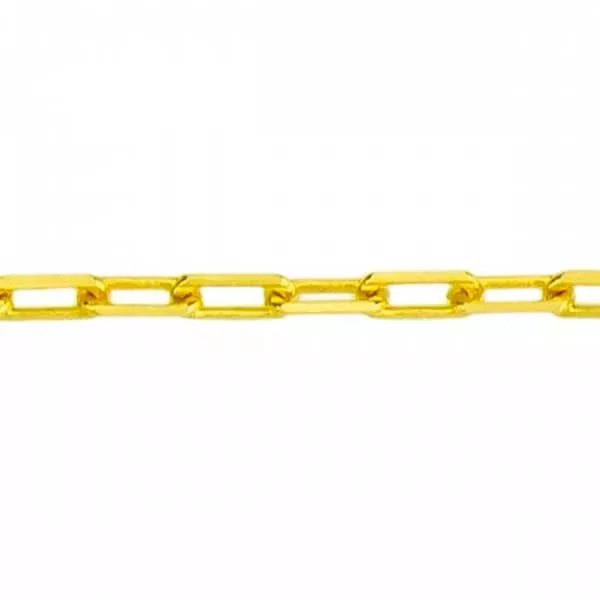 Corrente De Ouro 18k Cartie Longa De 1,7mm Com 60cm