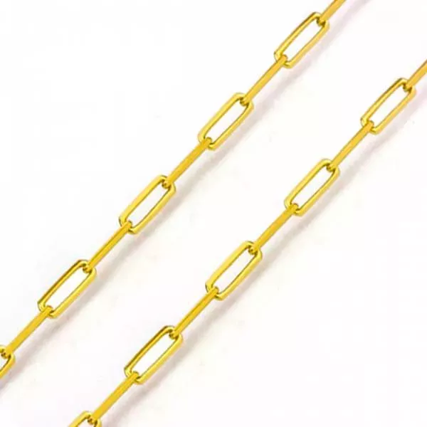 Corrente De Ouro 18k Cartie Longa De 4,2mm Com 60cm