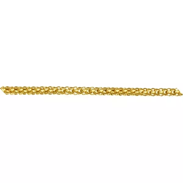 Corrente De Ouro 18k Espiga De 2,0mm Com 50cm