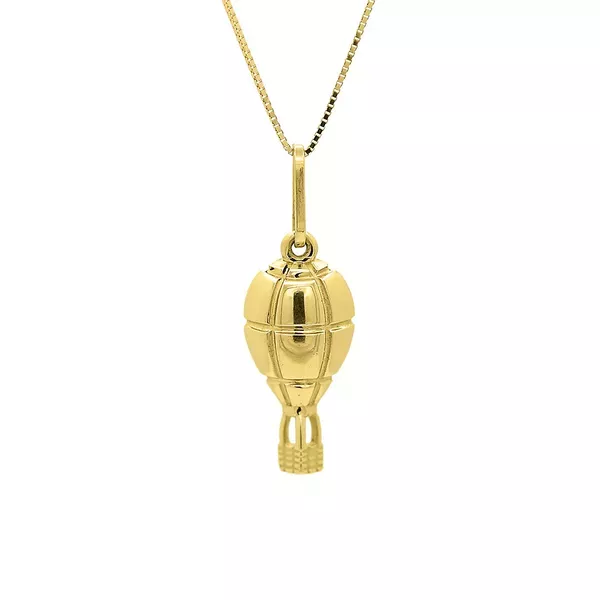 Pingente De Ouro 18k Balão