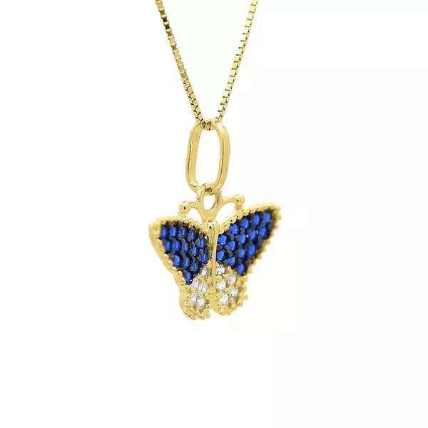 Pingente De Ouro 18k Borboleta