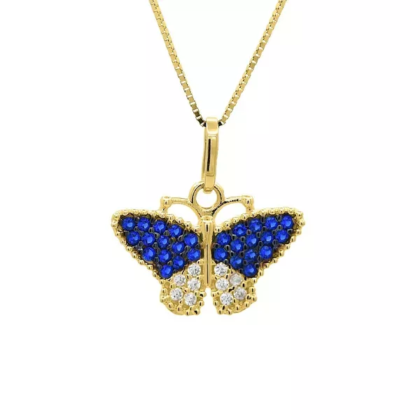 Pingente De Ouro 18k Borboleta