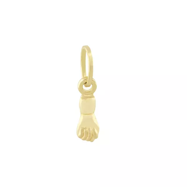 Pingente De Ouro 18k Figa 8,7mm