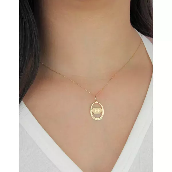 Pingente De Ouro 18k Formatura De Administração