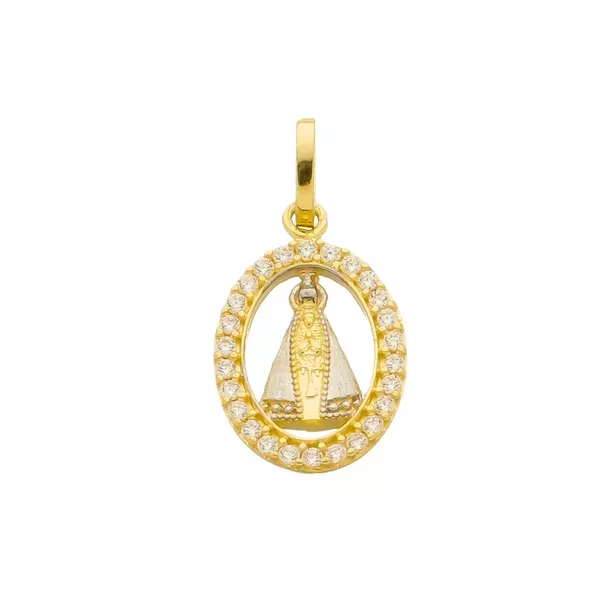 Pingente De Ouro 18k Nossa Senhora Aparecida