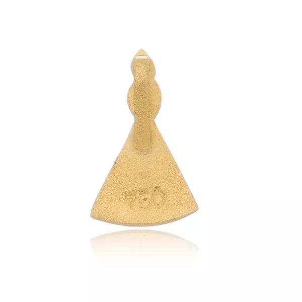 Pingente De Ouro 18k Nossa Senhora Da Aparecida Fosco